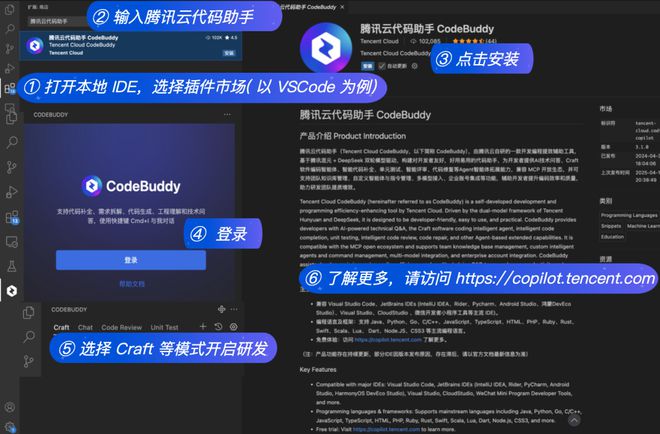 腾讯出手了! 悄悄推出 AI 编程助手 CodeBuddy开发者可以免费体验到国产 Cursor 了!