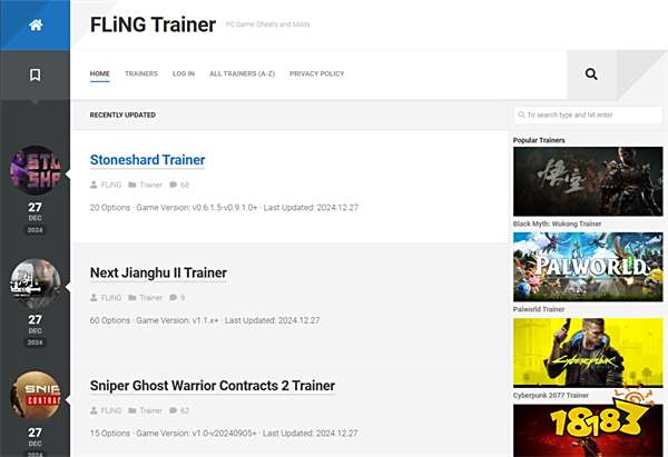 FLiNGTrainer风灵月影修改器_Flingtrainer风灵月影中文官网入口